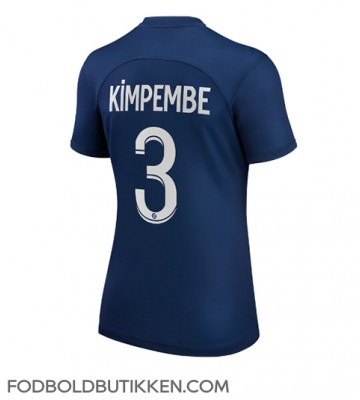 Paris Saint-Germain Presnel Kimpembe #3 Hjemmebanetrøje Dame 2022-23 Kortærmet